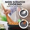 6 Piece Wooden Spoons for Cooking, Smooth Finish Teak Wooden Utensils for Cooking, Non-Stick Wooden Cooking Utensils, Wooden Spoon Sets