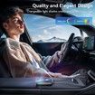 Wireless CarPlay Adapter,2 in 1 Wireless CarPlay & Android Auto Adapter Converts Factory Wired CarPlay to Wireless,Plug and Play Car Play Wireless Adapter