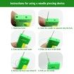 Automatic Needle Threader,DIY Hand Sewing Machine,Sewing Thread,for Embroidery,Cross Stitch Craft,3PCS,Random Color