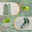 Pepper Seed Corer Remover, 2 in 1 Bell Pepper Cutter Pepper Porer Seed Remover Tool for Vegetables Kitchen Gadget