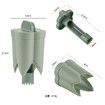 Pepper Seed Corer Remover, 2 in 1 Bell Pepper Cutter Pepper Porer Seed Remover Tool for Vegetables Kitchen Gadget