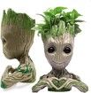 Groot Planter, Baby Groot Flower Pot 5.5 x 3.5 inch Succulent Planter for Indoor Plants Garden Decor Desktop