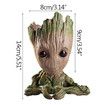 Groot Planter, Baby Groot Flower Pot 5.5 x 3.5 inch Succulent Planter for Indoor Plants Garden Decor Desktop