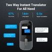 Offline Language Voice Translator Device for 144 Languages and Accents Photo Translation No WiFi Internet Needed for Travel Business W09 Grey