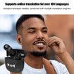 Language Translator Earbuds Real Time Translation Earbuds Support 137 Languages, Translator with APP Fit for iOS and Android