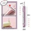 2 in 1 Automatic Needle Threaders Seam Ripper,Quilting Supplies Sewing Kit,Quick Sewing Machine Loop Needle Threaders,Yellow