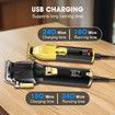 Professional Hair Clippers Set for Men Cordless Barber Kit for Haircut Trimmers Set Hair Cutting Kit with LED Display & Rechargeable