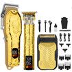 Professional Hair Clipper Set for Men Electric Shaver Razor Cordless Hair Cutting Barber Clippers Beard Trimmer Grooming Kit for Men