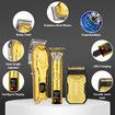 Professional Hair Clipper Set for Men Electric Shaver Razor Cordless Hair Cutting Barber Clippers Beard Trimmer Grooming Kit for Men
