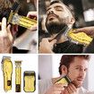Professional Hair Clipper Set for Men Electric Shaver Razor Cordless Hair Cutting Barber Clippers Beard Trimmer Grooming Kit for Men