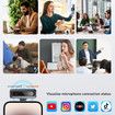 Wireless Lavalier Microphone for Android,iPhone 15/16 with Noise Cancelling,Lapel Podcast Microphone for Tiktok Content Creator Video Recording