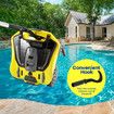 Robotic Pool Cleaner Cordless Auto Electric Suction Vacuum Cleaning Battery Magnetic Drive Sweep 270Min 150 Square Metres Aboveground Inground Swimming