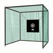 Genki Golf Practice Cage 3M Hitting Net Target Set Sport Netting Training Aids Steel Frame Swing Driving Football Baseball Nets Indoor Outdoor