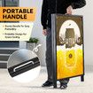 Poster Display Stand Sign Holder Double Sided A-Frame Sandwich Board Sidewalk Business Menu Retail Store Advertising Banner Metal Foldable 60x90cm
