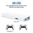Wireless Retro Video Game Console,Plug and Play Video Game Stick,128GB Memory Card with 30,000+ Games,23 Classic Simulators,4K HD Resolution