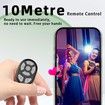Remote Scrolling Ring,5 In 1 TIK Tok Scroller Ring with Phone Holder,Wireless Page Turner,Photo Taking Video Recording Remote for iOS Android Black