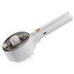 Pet Steam Slicker Brush With UV, Spray Dematting Brush for Shedding, Hair Remover With Release Button for Dogs, Cats (White)