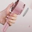 Pet Steam Slicker Brush With UV, Spray Dematting Brush for Shedding, Hair Remover With Release Button for Dogs, Cats (Pink)
