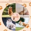 Pet Steam Brush Comb hair, Bath and Massage, Silicone Anti-Static Steamy Dog Brush, Pet Grooming Brush 1 Pack (Beige)