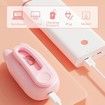 Pet Steam Brush Comb hair, Bath and Massage, Silicone Anti-Static Steamy Dog Brush, Pet Grooming Brush 1 Pack (Pink)