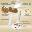 Pet Grooming Brush with Spray for Cats and Dogs, Self Cleaning, Anti Static Shedding Spray Comb, Hair Removal