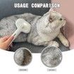 Spray Cat Brush for Shedding, Water Brush for Cats and Dogs, Pet Hair Removal Comb with Water Tank and Release Button (White)