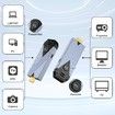Wireless Transmitter Receiver HDMI Extender Portable 4k Kit Plug Play Support 2.4GHz 5GHz Streaming Video Audio Laptop Pc Box Projector