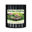 Garden Bed Edging Landscape Edge 10mx30cm Lawn Border Flower Plant Grass Path Fence DIY Flexible Corrugated UV Resistant Carbon Steel Roll Kit