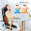 Full Body Massage Cushion Shiatsu Back Neck Massager Chair Pad Massaging Seat Kneading Rolling Heat Vibration with Remote Pillow Homasa