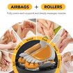 Foot Massager Machine Thai Style Electric 3 Stage Shiatsu Kneading Air Compression Rolling Instep Massage Device Home Portable with Heating
