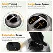 Foot Massager Machine Thai Style Electric 3 Stage Shiatsu Kneading Air Compression Rolling Instep Massage Device Home Portable with Heating