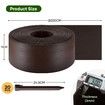 Garden Bed Edging Lawn Border Landscape Edge Flexible 20mx15cm DIY Fence Barrier Path Driveway Plant Grass Flower Support Plastic Roll Kit