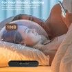 Bluetooth Pillow Speaker,Mini Bone Conduction Pillow Speaker with Stereo Bass Sleep Headphones for Deep Sleeping-Black