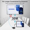 USB C Wireless HDMI Transmitter and Receiver,Casting Device Plug & Play Portable Extender,Streaming Video Audio from Laptop PC Smartphone to TV-Black