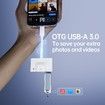 USB C Wireless HDMI Transmitter and Receiver,Casting Device Plug & Play Portable Extender,Streaming Video Audio from Laptop PC Smartphone to TV-White