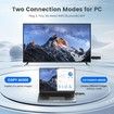 Wireless Portable HDMI Transmitter and Receiver 4K,Plug and Play Extender Kit for Streaming Video Audio to HDTV/Projector/Monitor