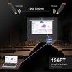 Wireless HDMI Transmitter and Receiver Plug & Play with 5G, Wireless HD Extender Kit Support USB C Streaming VideoAudio to Monitor from Laptop Camera