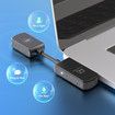 USB-C HDMI Wireless Extender USB C Sender HDMI Receiver Wireless dongle 1080P 60Hz Portable Plug and Play for Laptops PC Smartphones Screen Cast