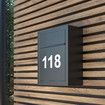 Reflective Mailbox Numbers Sticker Decal Die Cut Classic Style Vinyl Waterproof Number Self Adhesive 5 Sets 2In
