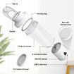 Rechargeable Portable Blender for Shakes and Smoothies,22OZ Mini Personal Blender with 6 Blades,Strong Cutting Bender Bottle Electric Cup,White