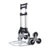 Stair Climbing Hand Truck 70kgs,Heavy Duty Dolly Cart for Stairs,Folding Stair Climbing Trolley with Six Wheels and Telescoping Handle