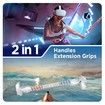 Handle Attachments Compatible with Oculus Quest 2 Controller Accessories,VR Gorilla Tag Long Arms Dual Extension Grips,White
