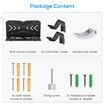 Wall Mount for All PS5 Models,Wall Mount Bracket Holder for PlayStation 5 Game Console Controller