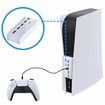 5 Port USB Hub for PS5,High-Speed Expansion Hub Charger Splitter Adapter with 4 USB + 1 USB Charging Port + 1 Type C Port