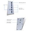 5 Port USB Hub for PS5,High-Speed Expansion Hub Charger Splitter Adapter with 4 USB + 1 USB Charging Port + 1 Type C Port