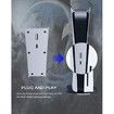 5 Port USB Hub for PS5,High-Speed Expansion Hub Charger Splitter Adapter with 4 USB + 1 USB Charging Port + 1 Type C Port