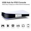 5 Port USB Hub for PS5,High-Speed Expansion Hub Charger Splitter Adapter with 4 USB + 1 USB Charging Port + 1 Type C Port