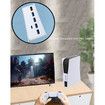5 Port USB Hub for PS5,High-Speed Expansion Hub Charger Splitter Adapter with 4 USB + 1 USB Charging Port + 1 Type C Port