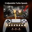 Controller for PlayStation 5,Wireless Controllers Support Adjustable Turbo,Remap,Hall Effect,Gaming Controller with 2.4G Adapter