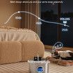 Stainless Steel Pet Water Fountain Battery Operated,3.2L Automatic Water Dispenser With Quiet Pump for Cats,Dogs,Multiple Pets
